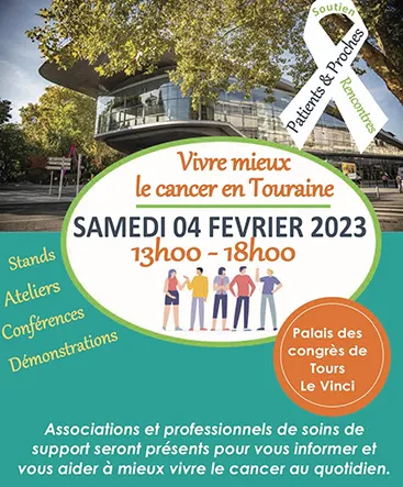Vivre mieux le cancer en Touraine : samedi 4 fevrier 2023